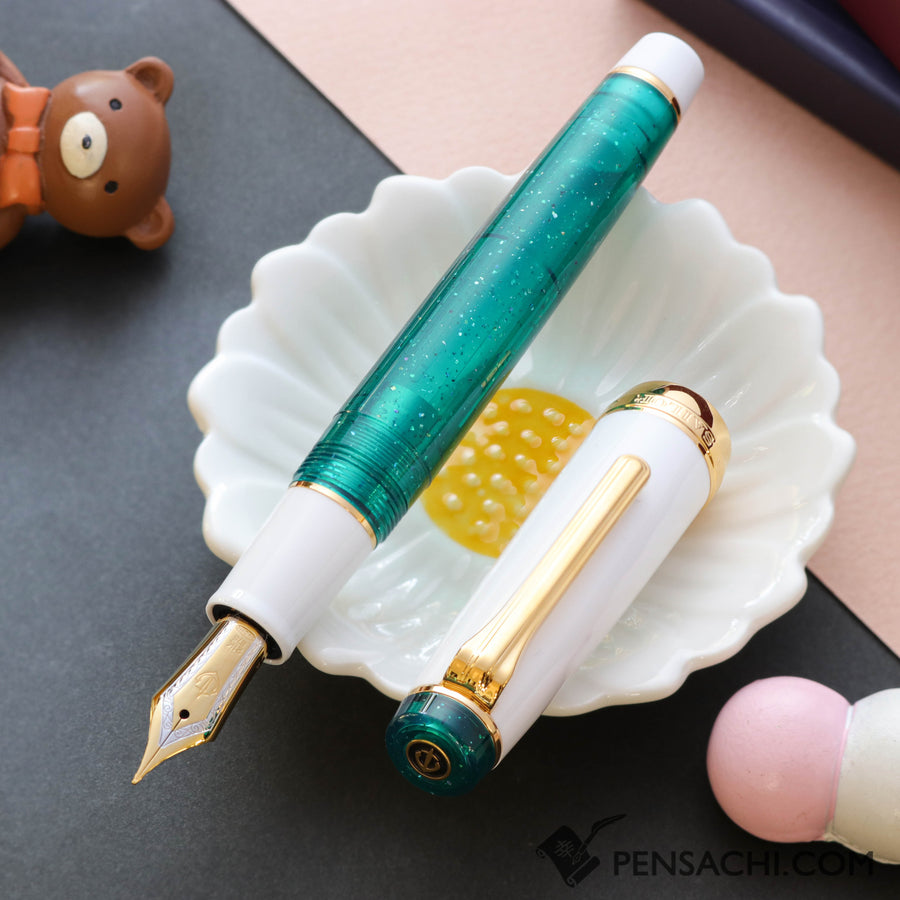 SAILOR Limited Edition Pro Gear Classic Demonstrator Fountain Pen - Sparkling Emerald - PenSachi Japanese Limited Fountain Pen
