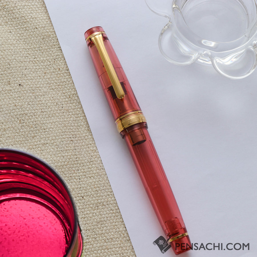 SAILOR Limited Edition Pro Gear Classic Demonstrator Fountain Pen - Sunrise Orange - PenSachi Japanese Limited Fountain Pen