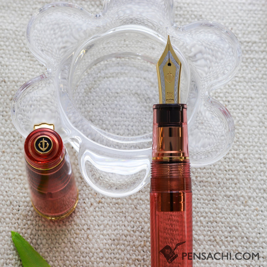SAILOR Limited Edition Pro Gear Classic Demonstrator Fountain Pen - Sunrise Orange - PenSachi Japanese Limited Fountain Pen