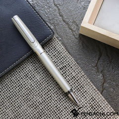 筆記具 THE ZEBRA HAMON Hagane Gray BallpointPen The Zebra Hamon 0.7 Ballpoint Pen - Silver– PenSachi