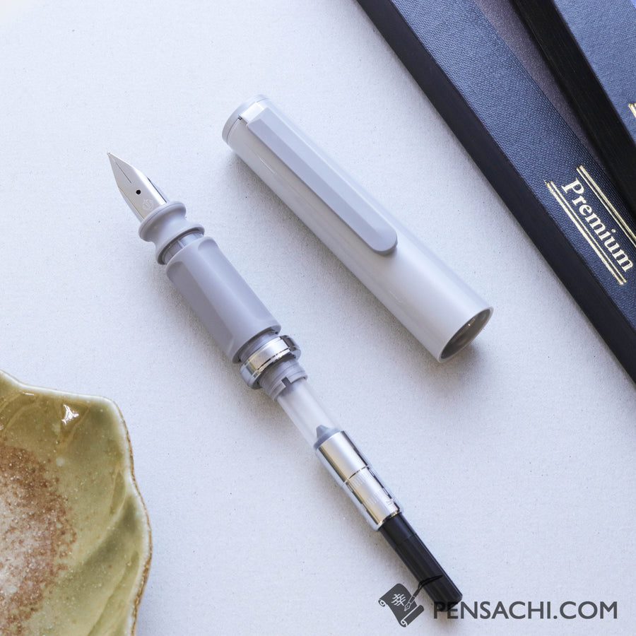 SAILOR Tuzu Adjust Fountain Pen - Gray - PenSachi Japanese Limited Fountain Pen
