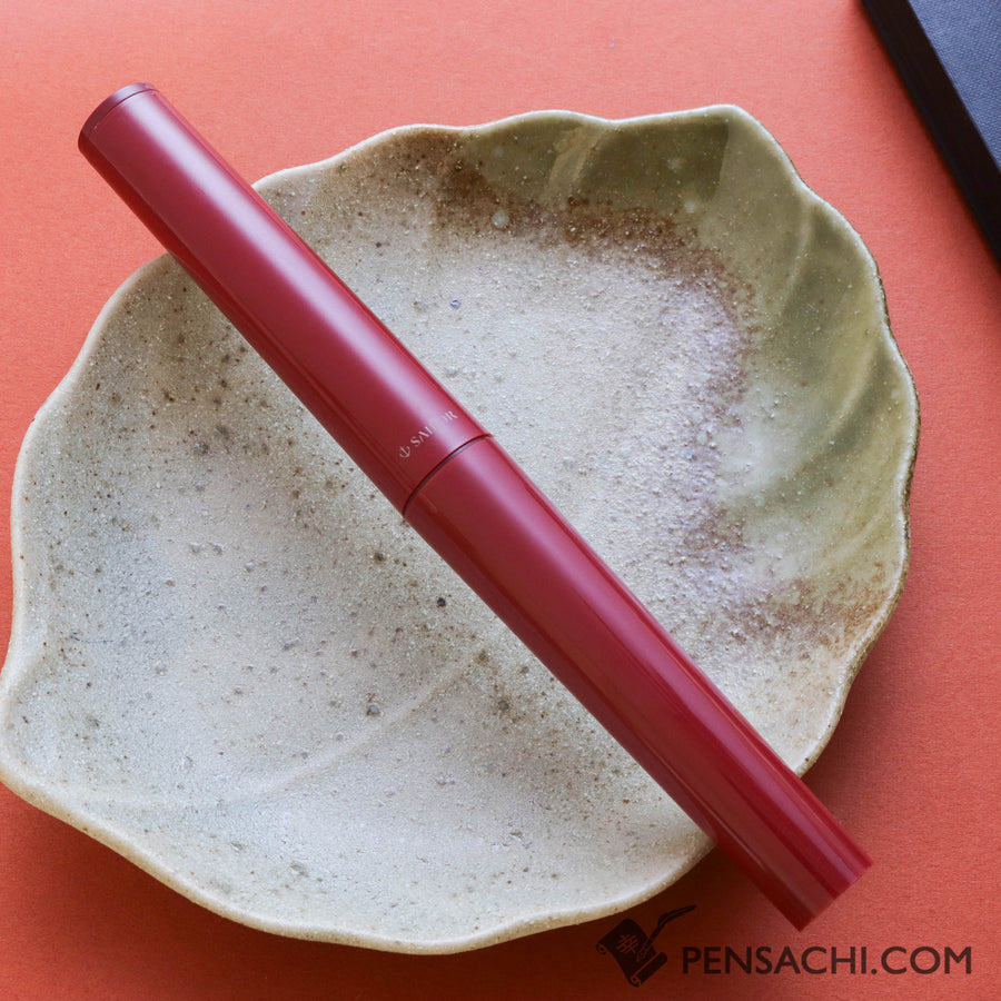 SAILOR Tuzu Adjust Fountain Pen - Red (Limited edition) - PenSachi Japanese Limited Fountain Pen