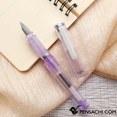 SAILOR Tuzu Adjust Glassy Fountain Pen - Crystal Violet - PenSachi Japanese Limited Fountain Pen