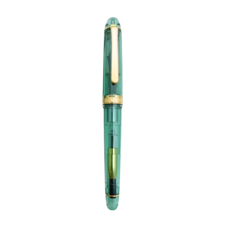 PLATINUM #3776 Limited Edition Fountain Pen - Clear Green - PenSachi Japanese Limited Fountain Pen