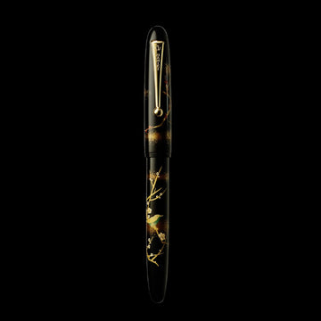 Namiki Yukari Fountain Pen - Apricot Tree and Warble - PenSachi Japanese Limited Fountain Pen