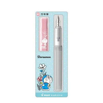 PILOT Kakuno Fountain Pen - Doraemon Pink - PenSachi Japanese Limited Fountain Pen