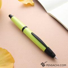 PILOT Limited Edition Vanishing Point Capless Fountain Pen - Black Yellow - PenSachi Japanese Limited Fountain Pen