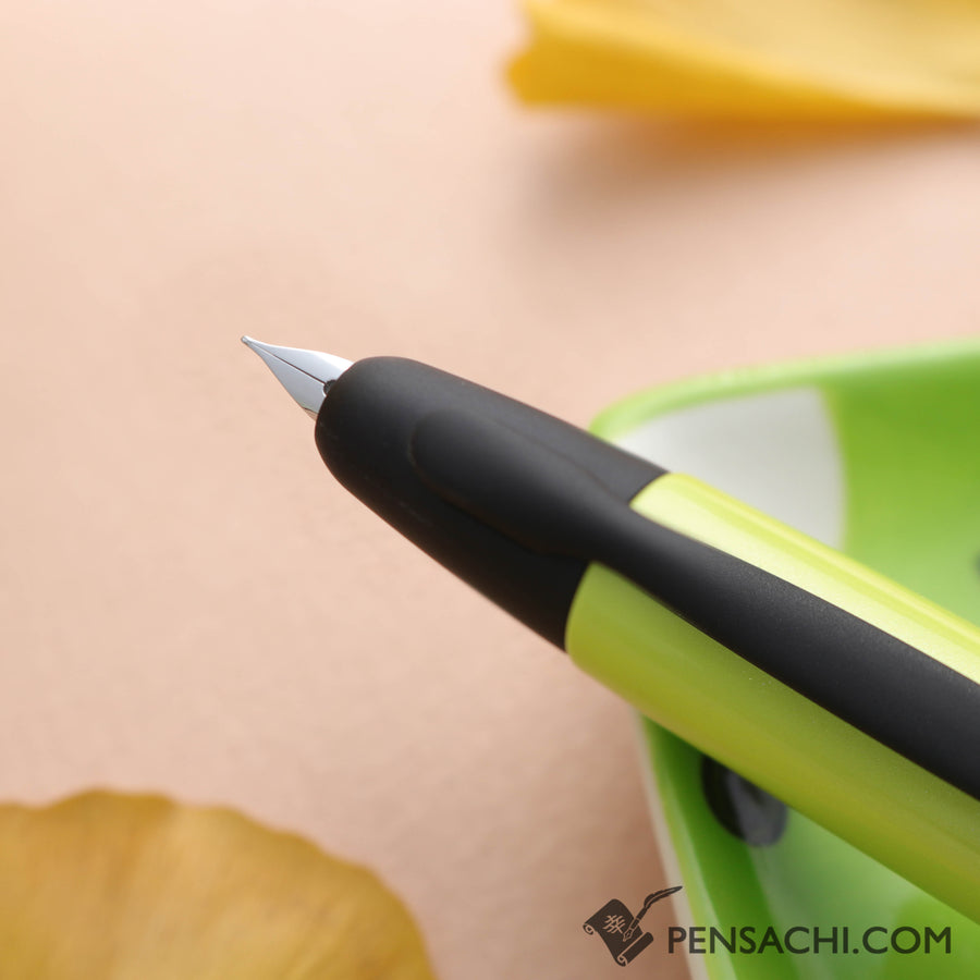PILOT Limited Edition Vanishing Point Capless Fountain Pen - Black Yellow - PenSachi Japanese Limited Fountain Pen