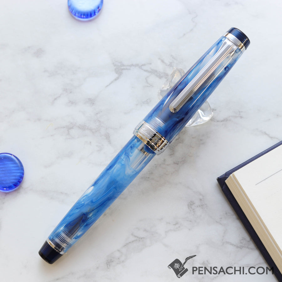 SAILOR Limited Edition Veilio Fountain Pen - Blue - PenSachi Japanese Limited Fountain Pen