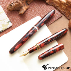 Wancher x Kyoto Celluloid Limited Edition Fountain Pen - Momiji - PenSachi Japanese Limited Fountain Pen
