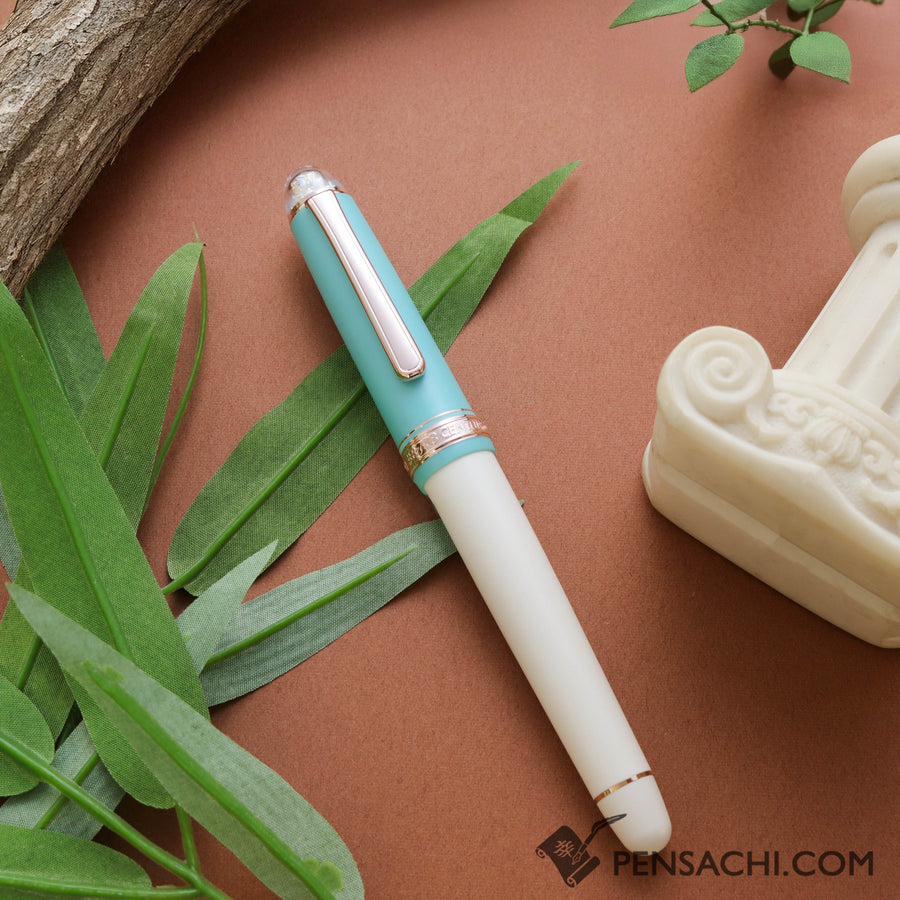 PLATINUM Limited Edition #3776 Century Fountain Pen - Shape of Heart Bluebird
