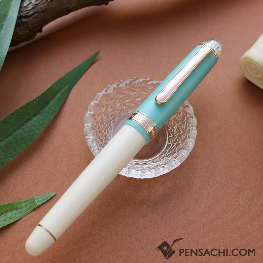 PLATINUM Limited Edition #3776 Century Fountain Pen - Shape of Heart Bluebird