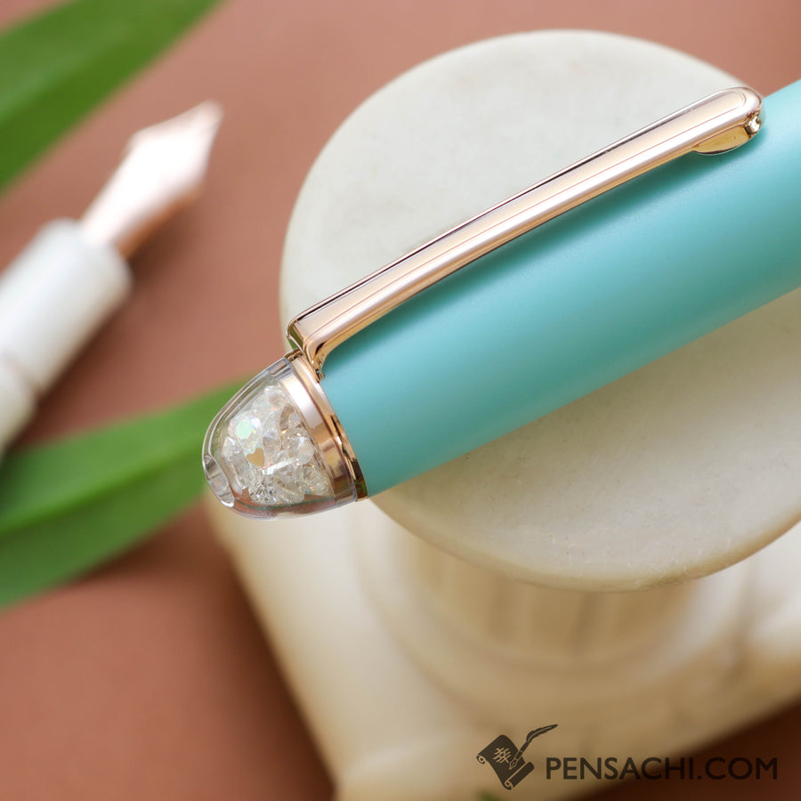 PLATINUM Limited Edition #3776 Century Fountain Pen - Shape of Heart Bluebird