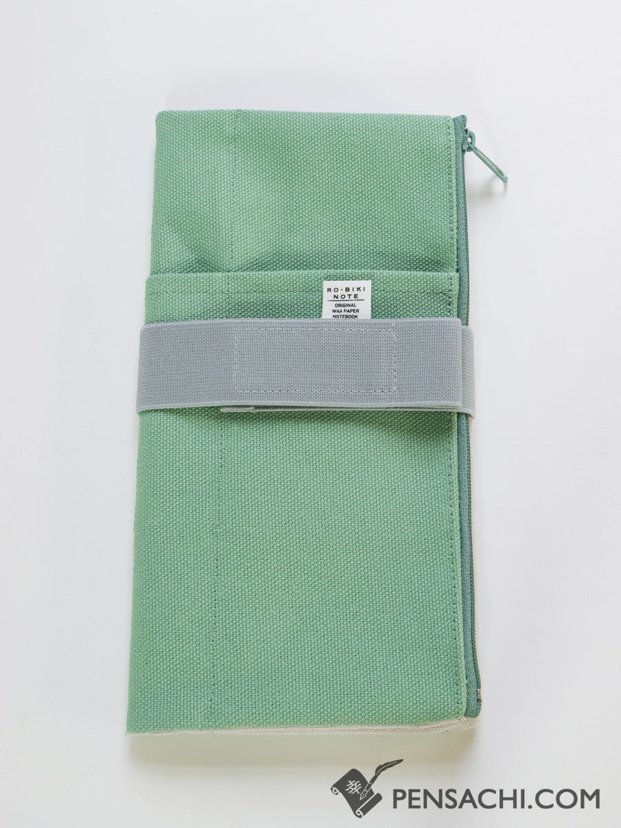 Yamamoto Ro-Biki Note Canvas Cover - Mint Green