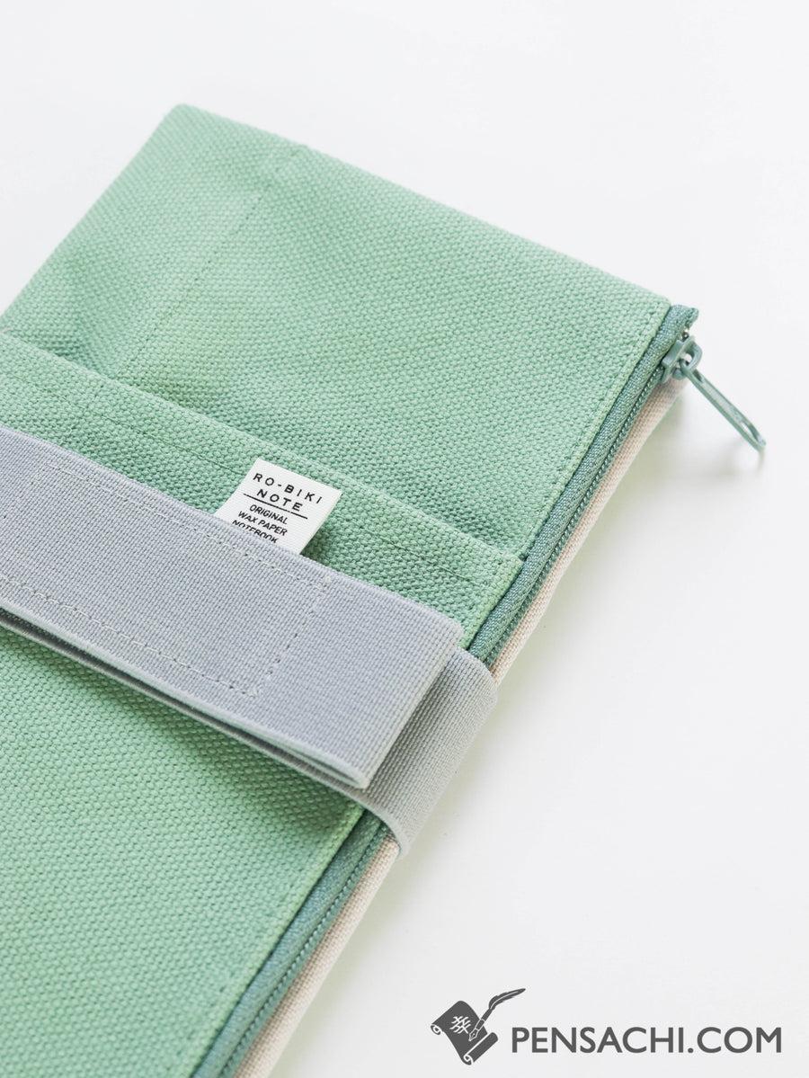Yamamoto Ro-Biki Note Canvas Cover - Mint Green