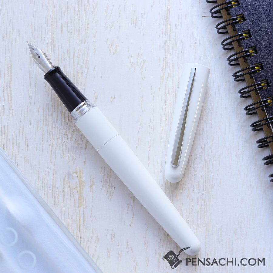 PILOT Limited Edition CoCoon Fountain Pen - Japan White - PenSachi Japanese Limited Fountain Pen