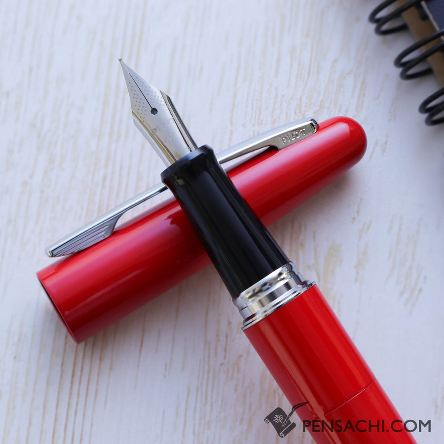PILOT Limited Edition CoCoon Fountain Pen - Japan Red - PenSachi Japanese Limited Fountain Pen