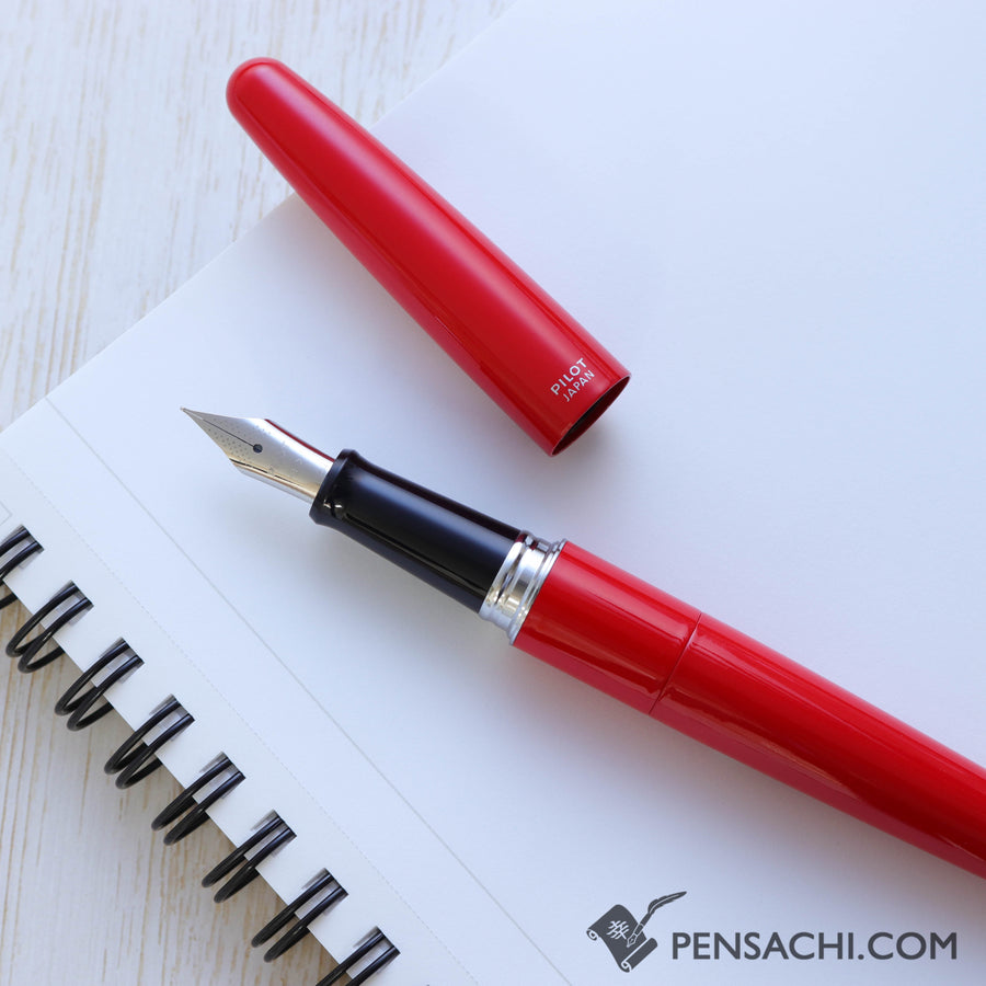 PILOT Limited Edition CoCoon Fountain Pen - Japan Red - PenSachi Japanese Limited Fountain Pen