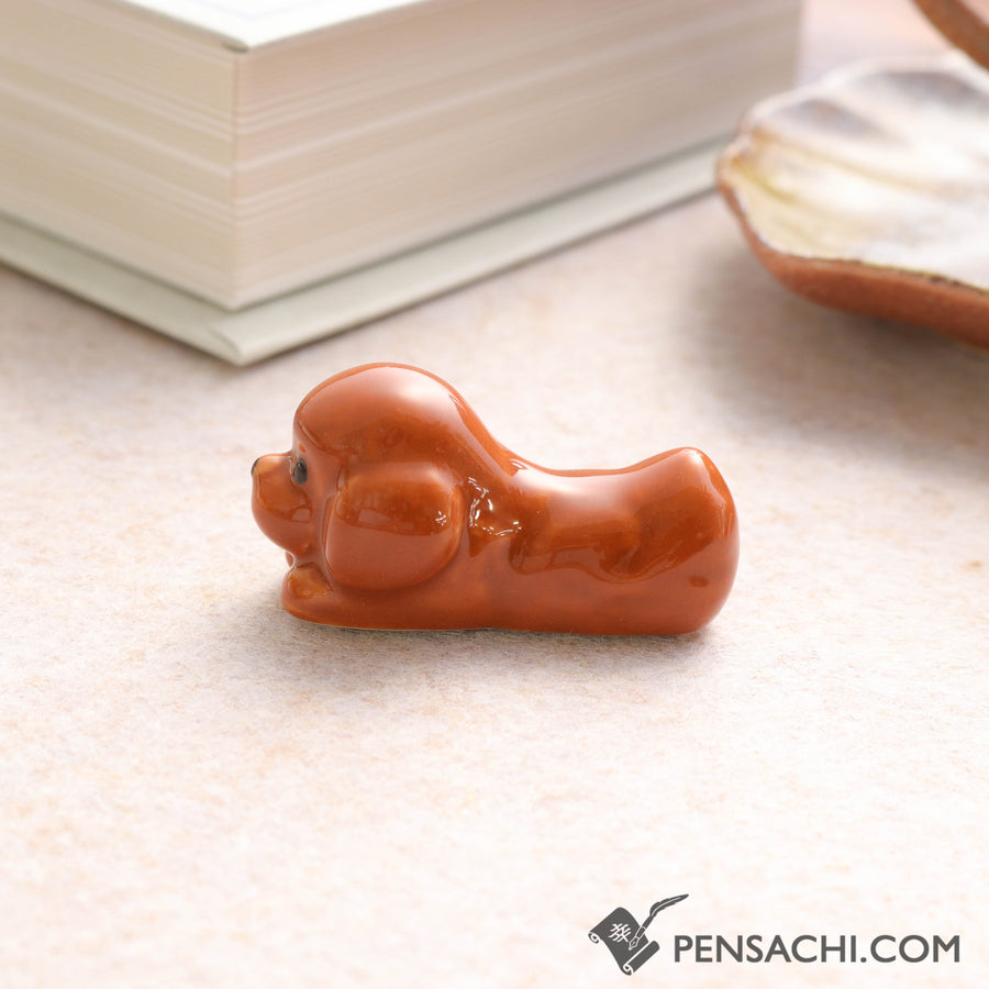 Pen / Chopstick Rest - Poodle - PenSachi Japanese Limited Fountain Pen