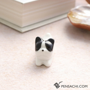 Pen / Chopstick Rest - French Bulldog - PenSachi Japanese Limited Fountain Pen