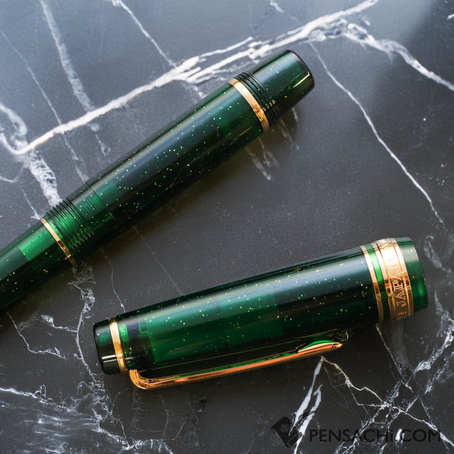 Sailor Limited Edition Professional Gear Slim Mini Fountain Pen Set - Emerald Green - PenSachi Japanese Limited Fountain Pen