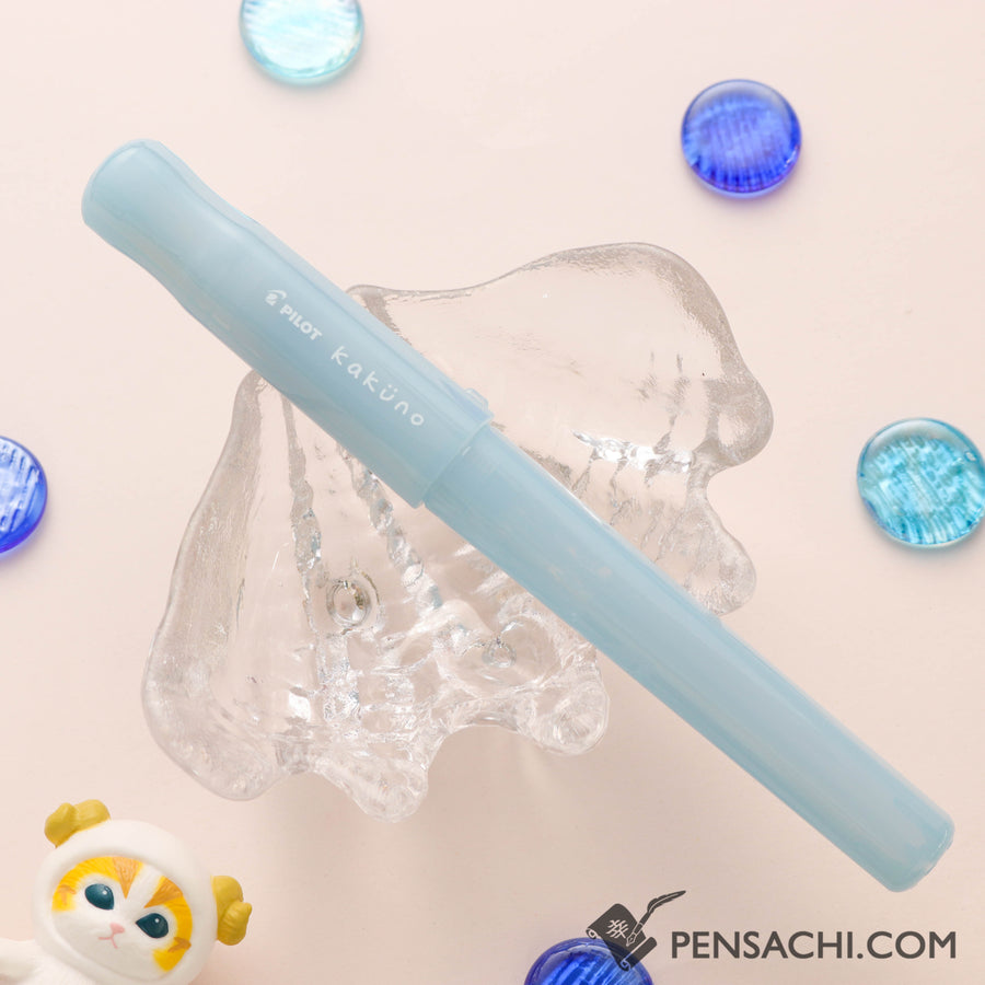 PILOT Kakuno Fountain Pen - Drowsy Light Blue - PenSachi Japanese Limited Fountain Pen