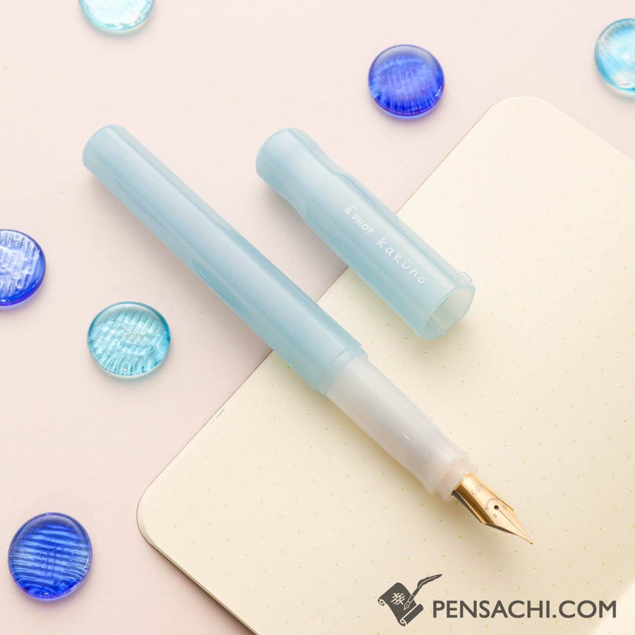 PILOT Kakuno Fountain Pen - Drowsy Light Blue - PenSachi Japanese Limited Fountain Pen