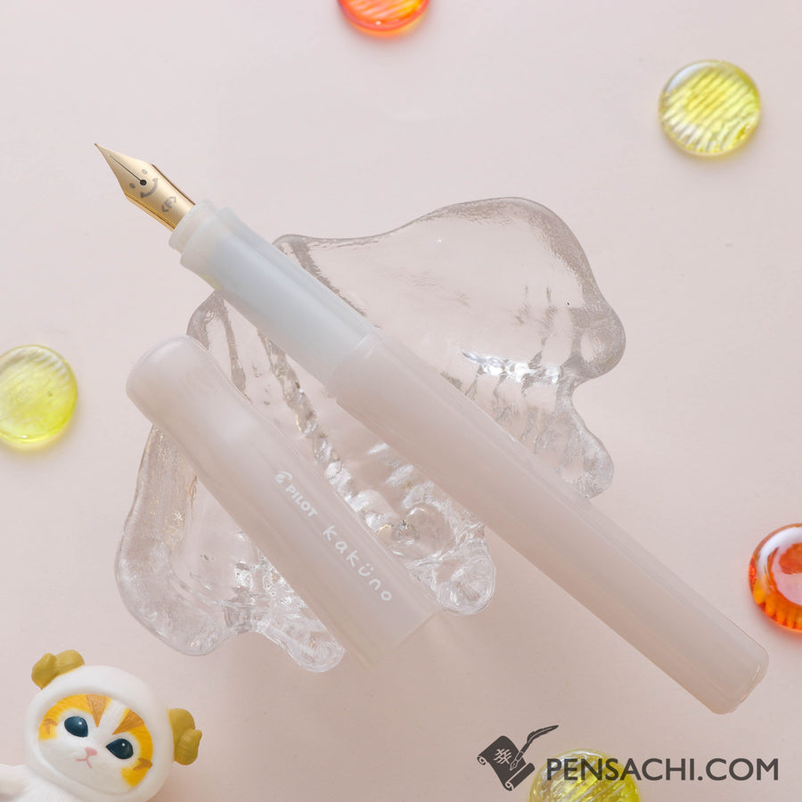 PILOT Kakuno Fountain Pen - Drowsy Ivory - PenSachi Japanese Limited Fountain Pen