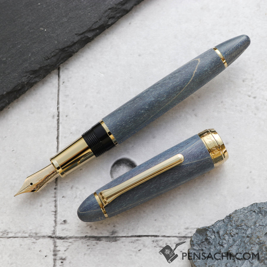 SAILOR Limited Edition 1911 Large (Full size) Hard Maple Fountain Pen - Indigo
