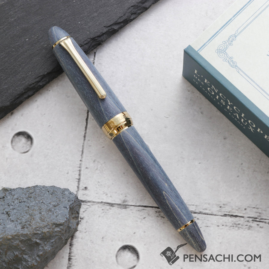SAILOR Limited Edition 1911 Large (Full size) Hard Maple Fountain Pen - Indigo