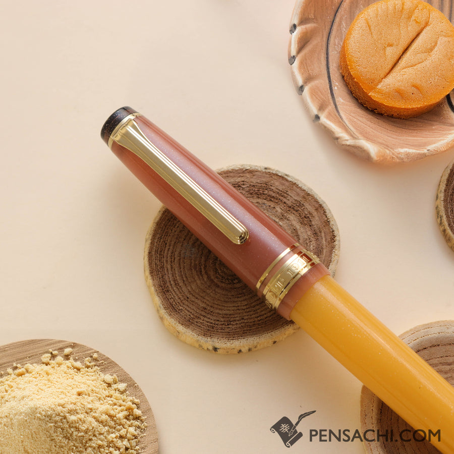 SAILOR Limited Edition Pro Gear Slim Fountain Pen - Momiji Manju Cake - PenSachi Japanese Limited Fountain Pen