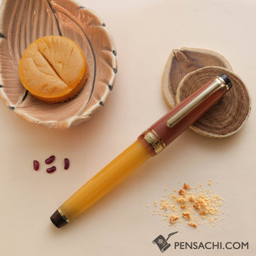 SAILOR Limited Edition Pro Gear Slim Fountain Pen - Momiji Manju Cake - PenSachi Japanese Limited Fountain Pen