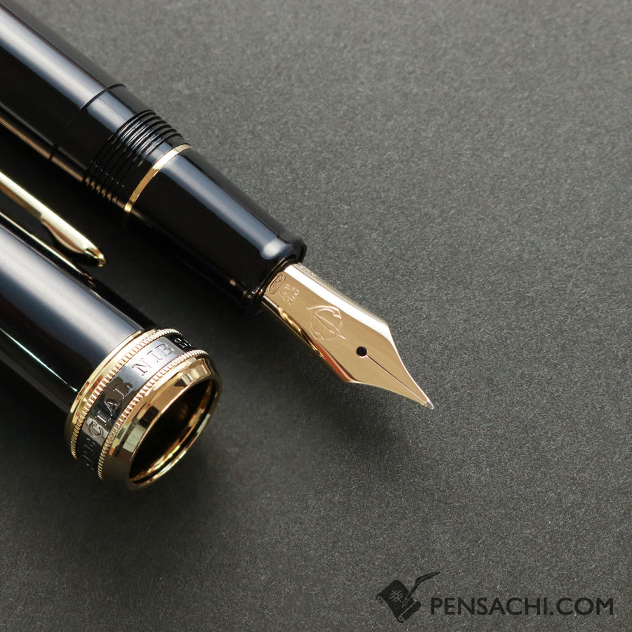 SAILOR 1911 Large (Full size) Special Nib Naginata Togi Fountain Pen - Black Gold - PenSachi Japanese Limited Fountain Pen