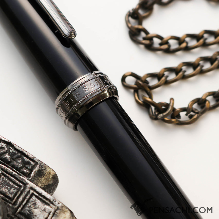 SAILOR 1911 Large (Full size) Special Nib Naginata Togi Fountain Pen - Black Trim - PenSachi Japanese Limited Fountain Pen