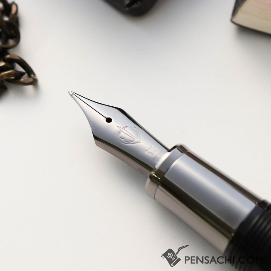 SAILOR 1911 Large (Full size) Special Nib Naginata Togi Fountain Pen - Black Trim - PenSachi Japanese Limited Fountain Pen