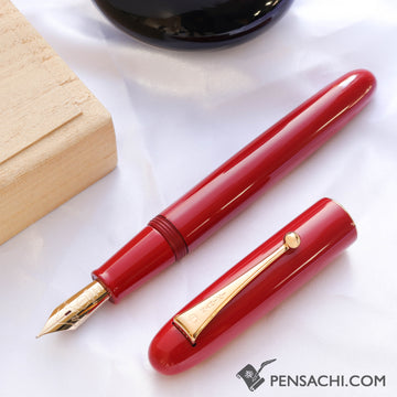 Namiki Urushi Lacquer Vermilion No.20 18kt Gold nib Fountain Pen - PenSachi Japanese Limited Fountain Pen
