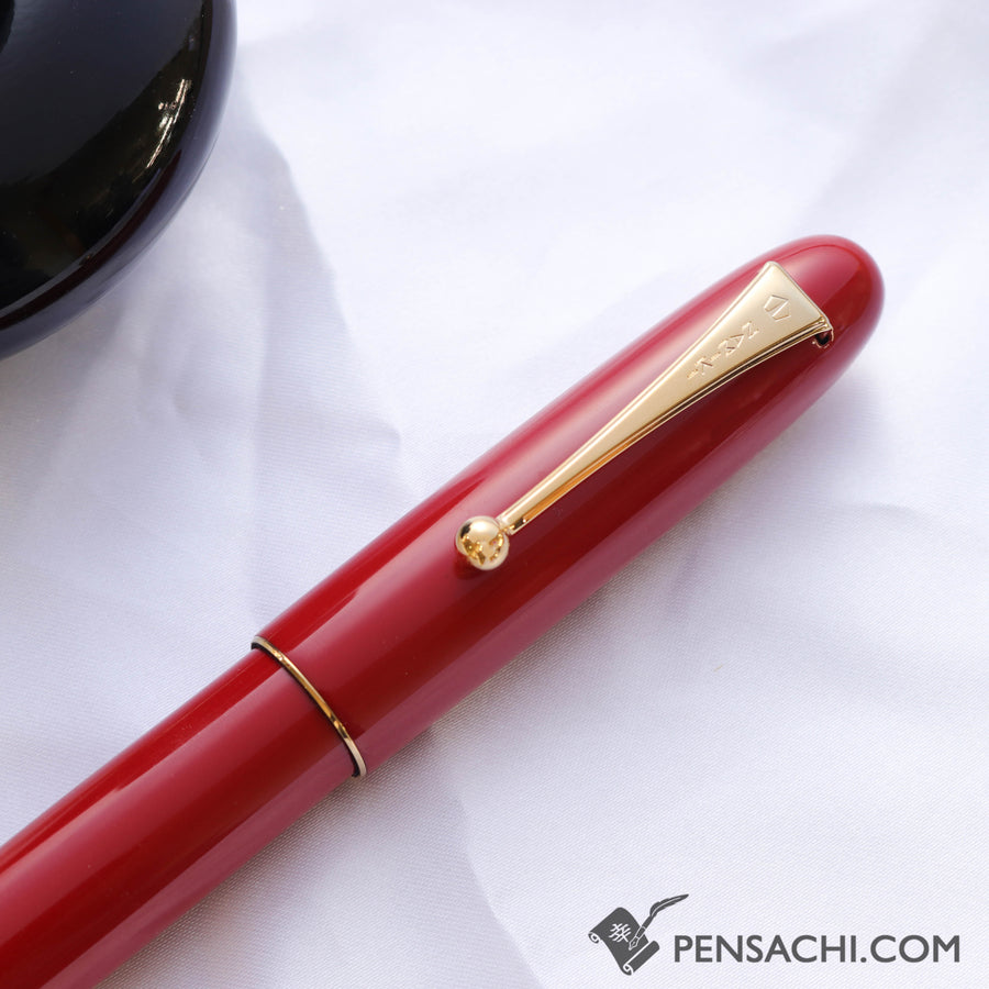 Namiki Urushi Lacquer Vermilion No.20 18kt Gold nib Fountain Pen - PenSachi Japanese Limited Fountain Pen