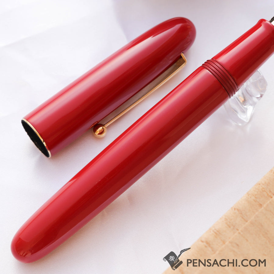 Namiki Urushi Lacquer Vermilion No.20 18kt Gold nib Fountain Pen - PenSachi Japanese Limited Fountain Pen