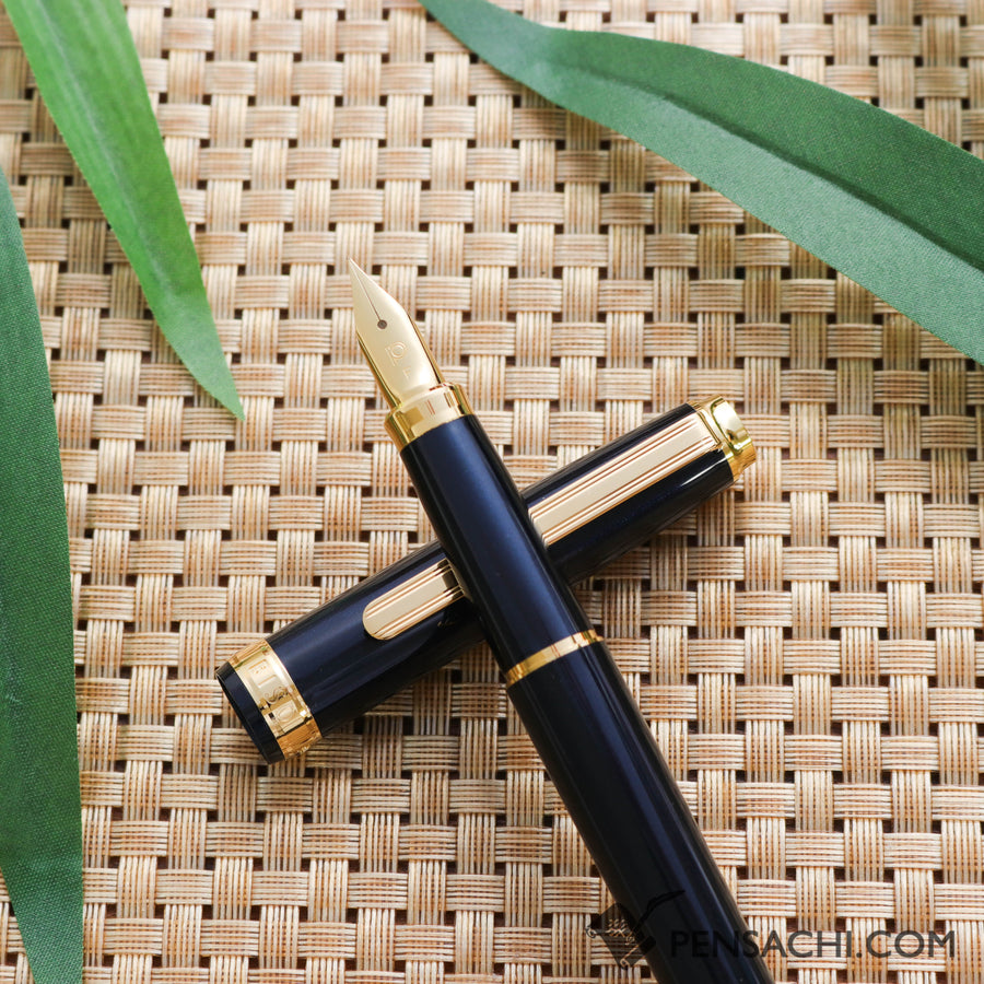 PLATINUM Biso Fountain Pen - Nebula Black - PenSachi Japanese Limited Fountain Pen