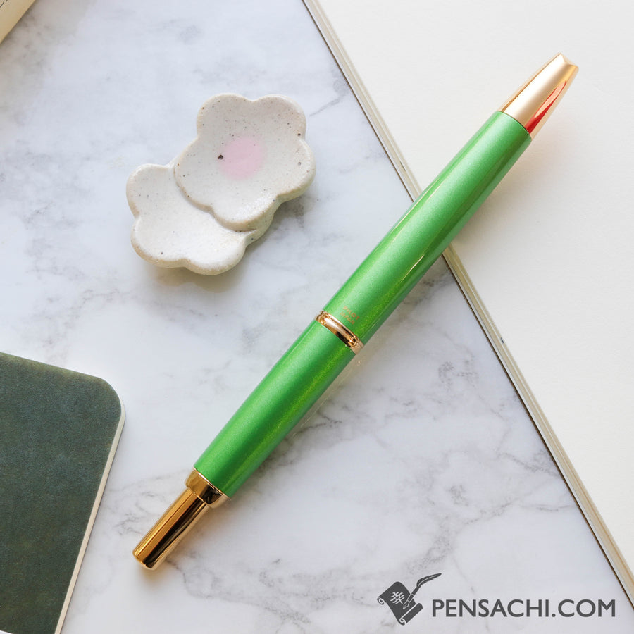 PILOT Limited Edition Vanishing Point Capless Decimo Fountain Pen - Peridot Green - PenSachi Japanese Limited Fountain Pen