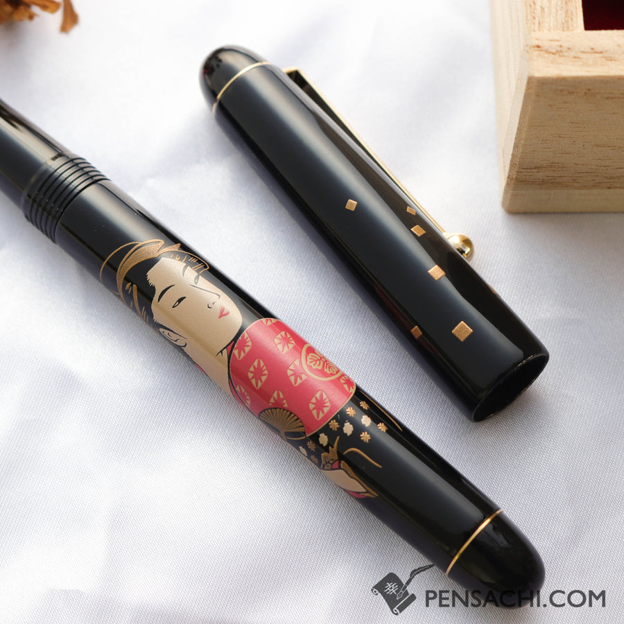 Namiki Nippon Art Fountain Pen - Ukiyo-e Takashima Ohisa - PenSachi Japanese Limited Fountain Pen