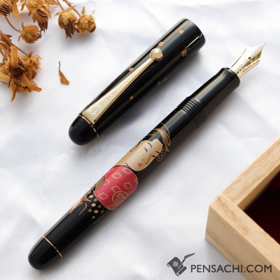 Namiki Nippon Art Fountain Pen - Ukiyo-e Takashima Ohisa - PenSachi Japanese Limited Fountain Pen
