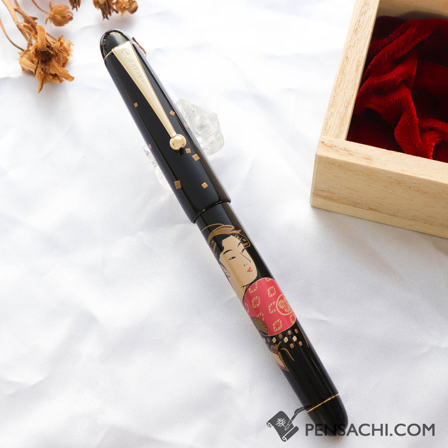 Namiki Nippon Art Fountain Pen - Ukiyo-e Takashima Ohisa - PenSachi Japanese Limited Fountain Pen