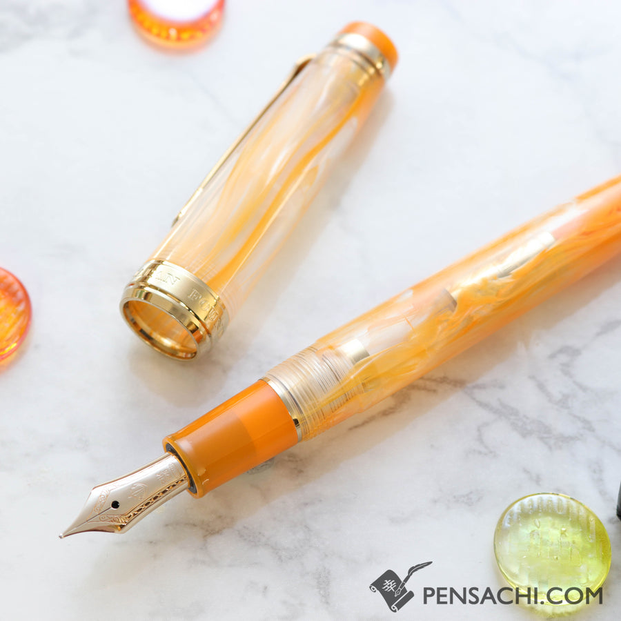 SAILOR Limited Edition Veilio Fountain Pen - Pearl Orange - PenSachi Japanese Limited Fountain Pen