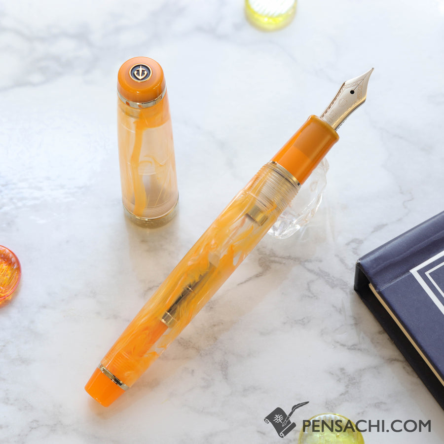 SAILOR Limited Edition Veilio Fountain Pen - Pearl Orange - PenSachi Japanese Limited Fountain Pen