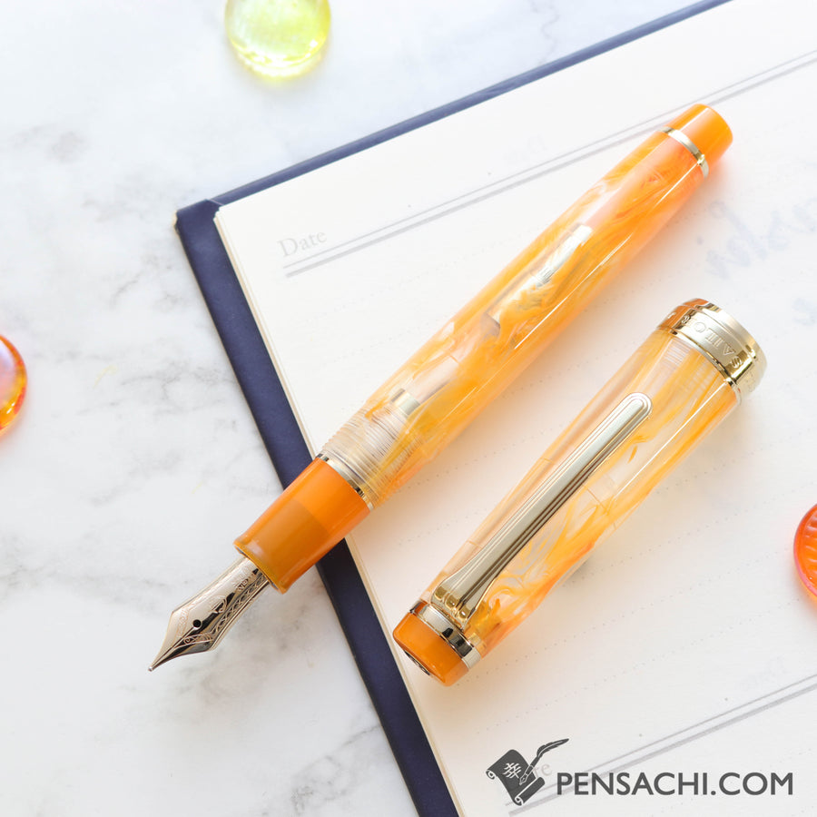 SAILOR Limited Edition Veilio Fountain Pen - Pearl Orange - PenSachi Japanese Limited Fountain Pen