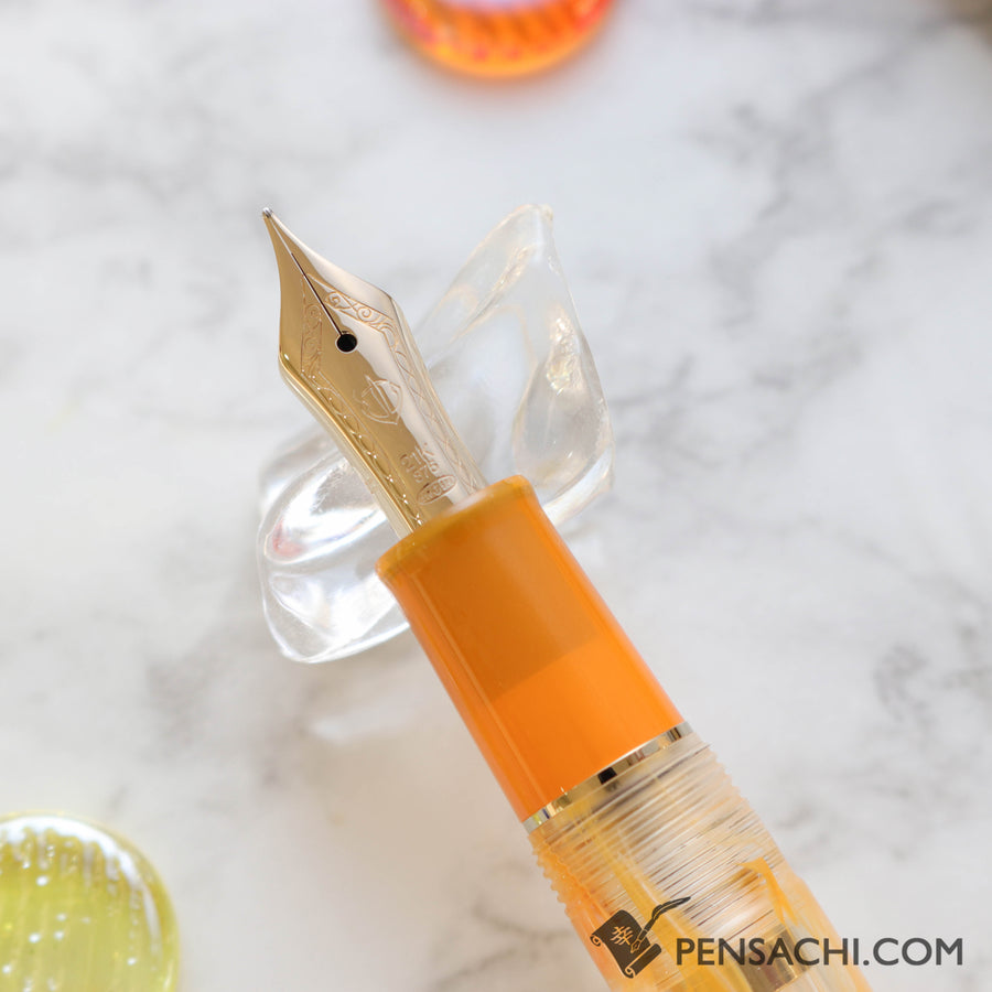 SAILOR Limited Edition Veilio Fountain Pen - Pearl Orange - PenSachi Japanese Limited Fountain Pen