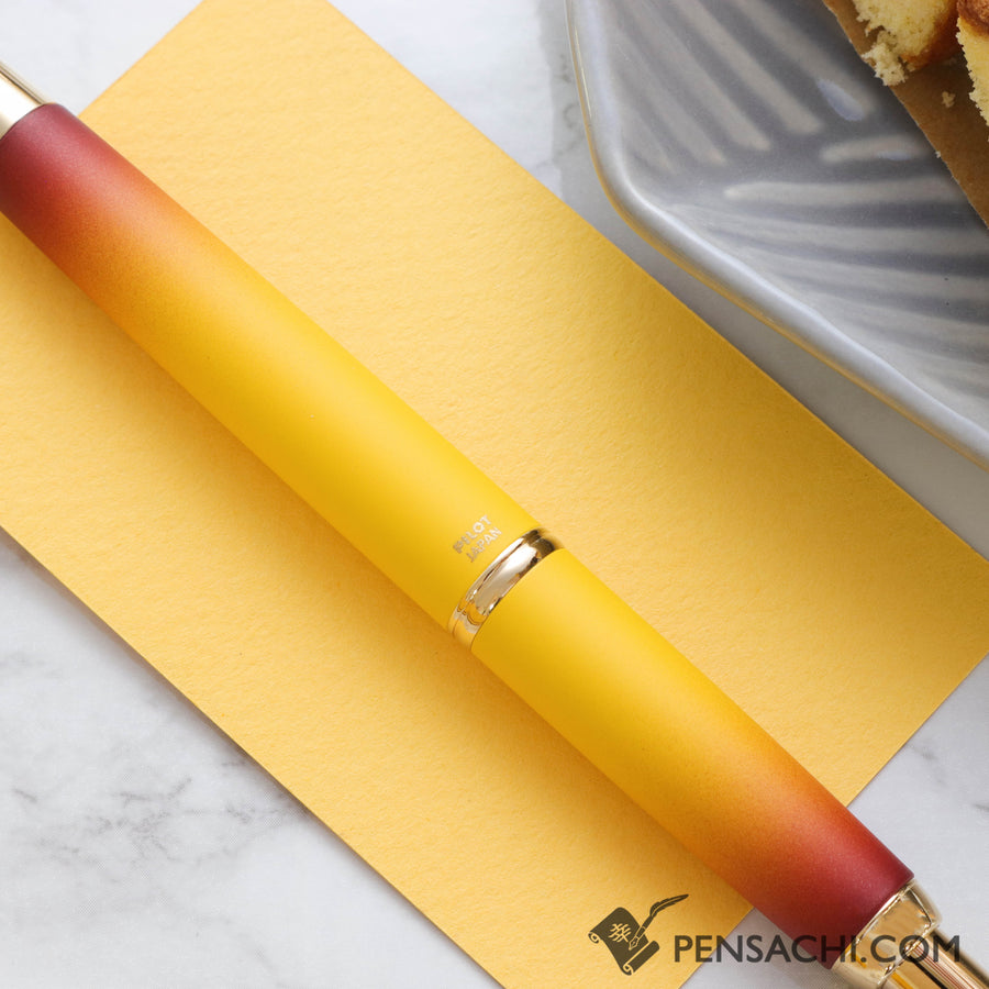 PILOT Limited Edition Vanishing Point Capless Fountain Pen - Castella Cake - PenSachi Japanese Limited Fountain Pen