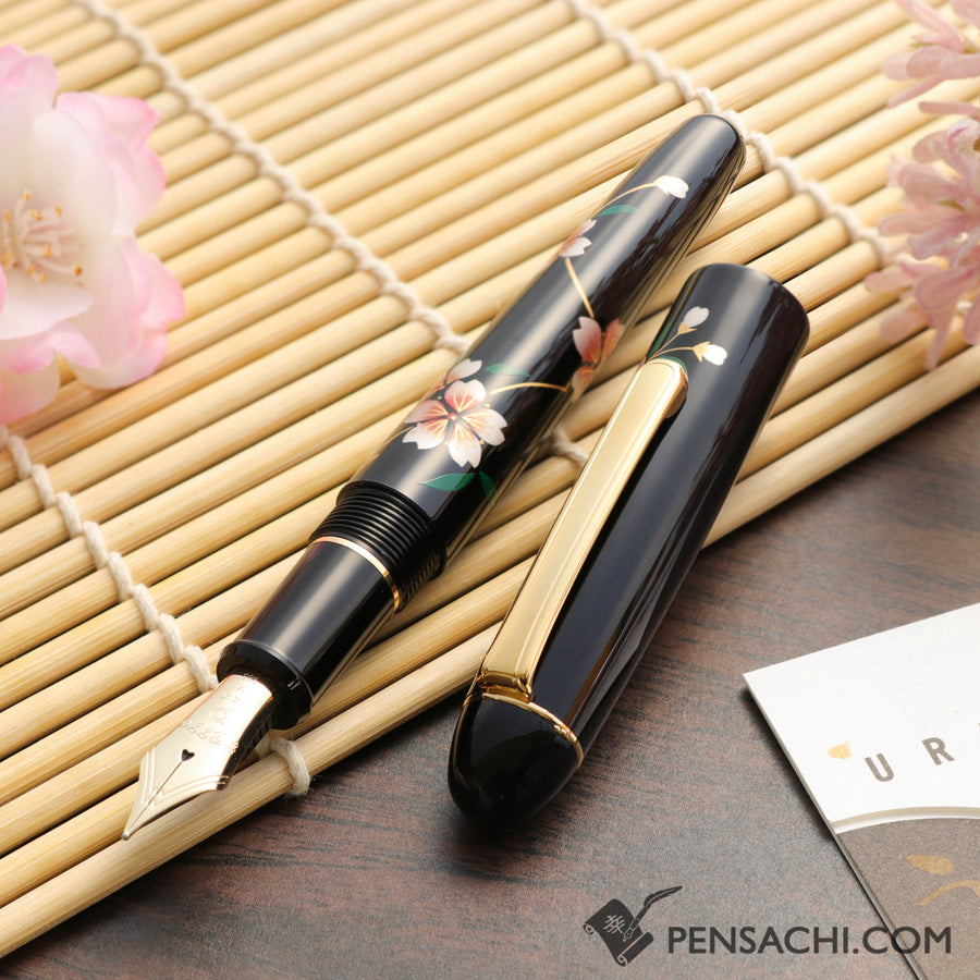 Platinum #3776 Kaga Hira Maki-e Fountain Pen - Sakura