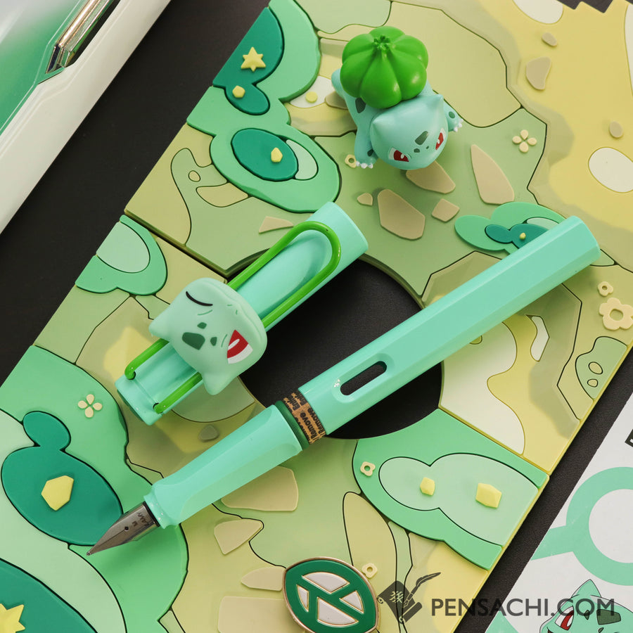 LAMY Safari Special Edition Pokemon Fountain Pen Set - Bulbasaur
